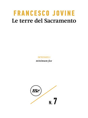 cover image of Le terre del Sacramento